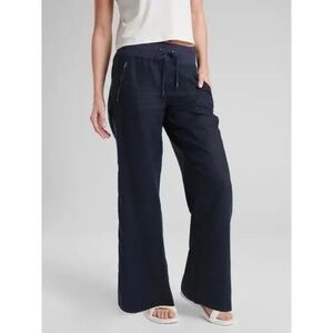 ATHLETA CABO LINEN PANT BLACK   6